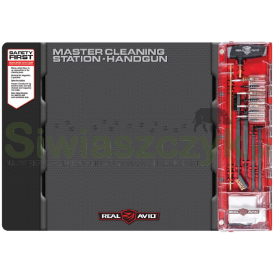 Mata rusznikarska Real Avid z zestawem narzędzi Master Cleaning Station Handgun (AVMCS-P)-111489