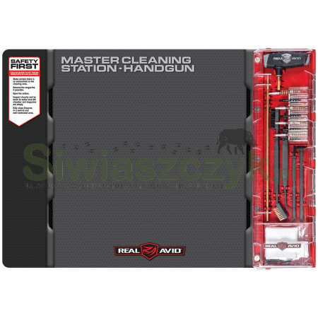 Mata rusznikarska Real Avid z zestawem narzędzi Master Cleaning Station Handgun (AVMCS-P)-111489