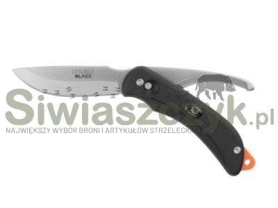 Nóż RealHunter Double Blade czarny-102999