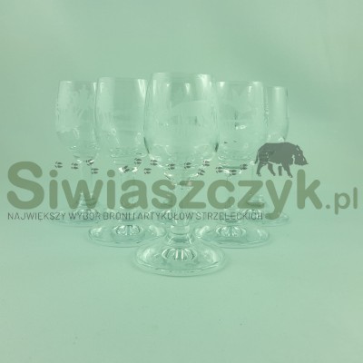 Zestaw SG111 kieliszki grawerowane n/n 35ml -szkło-103725