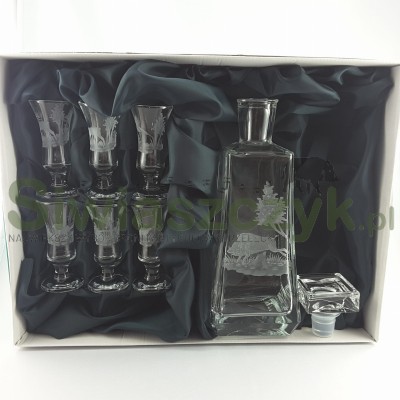 Zestaw Karafka Darz Bór + 6  kieliszków (SG400)-103811