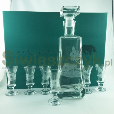 Zestaw Karafka Darz Bór + 6  kieliszków (SG400)-103812