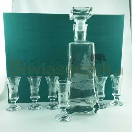 Zestaw Karafka Darz Bór + 6  kieliszków (SG400)-103812