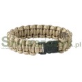 Bransoletka SURVIVAL BRACELET Paracord Coyote -103837