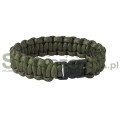 Bransoletka SURVIVAL BRACELET Paracord Olive Green-103857