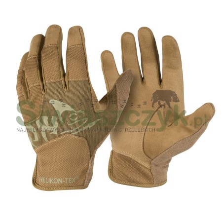 Rękawiczki taktyczne HELIKON- TEX zielone/coyote -104575