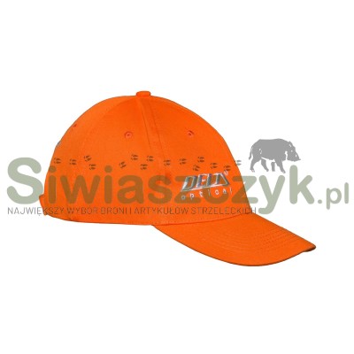 Czapka Delta Optical z daszkiem orange-105128