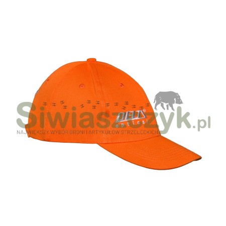 Czapka Delta Optical z daszkiem orange-105128