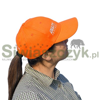 Czapka Delta Optical z daszkiem orange-105129