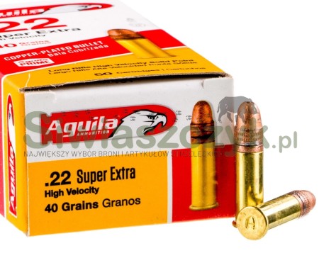 Amunicja AGUILA 22 LR  super extra HV  2,6g (40gr)-101100