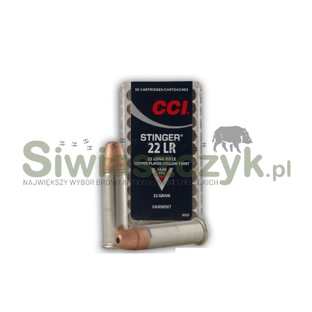 Amunicja CCI 22 EX LR  STINGER 2,07g (32gr)-101108