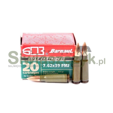 Amunicja BARNAUL 7,62x39 FMJ 8g (123gr)-101114