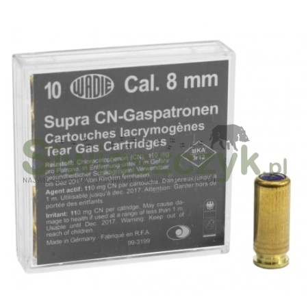 Amunicja gazowa WADIE 8mm CN SUPRA-103155