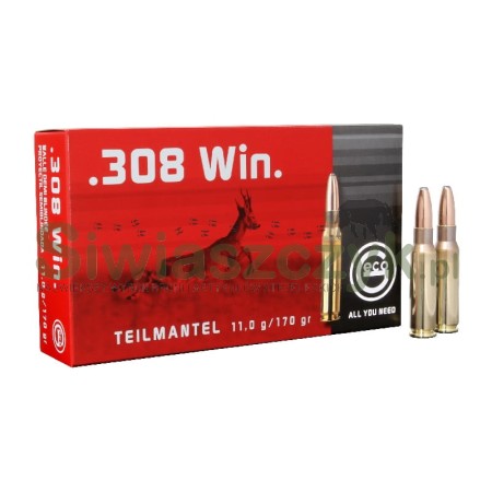 Amunicja GECO 308 WIN. TM 11,0g(170gr)-102068
