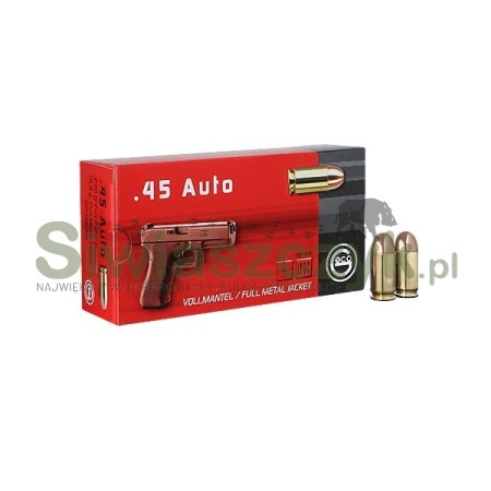 Amunicja GECO 45AUTO FMJ 14,9g (230gr)-101141