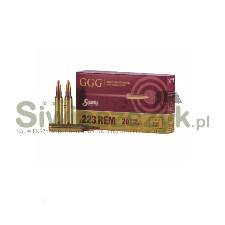 Amunicja GGG 223Rem HPBT  4,47g (69gr)-101508