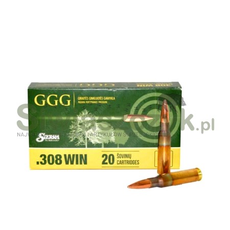 Amunicja GGG 308 Win GPX16 Sierra HPBT 11,66 g(180gr)-102657
