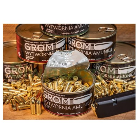 Amunicja GROM 9x19 FMJ 8,0g (124gr)-101084