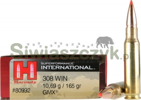 Amunicja HORNADY 308 Win GMX SPFI 10,7g(165gr) (80992)-102660