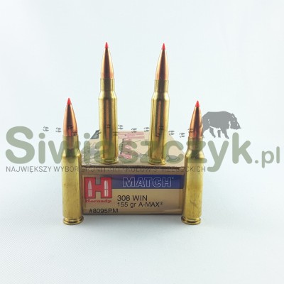 Amunicja Hornady 308Win A-max 10,0g(155gr) (8095PM)-104017