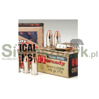 Amunicja HORNADY 9x19 FTX 7,5g (115gr)(90250)-101078