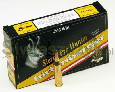 Amunicja HIRTENBERGER 243Win Sierra 6,5g(100gr)-102528