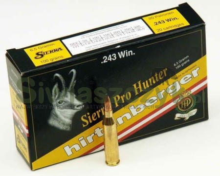 Amunicja HIRTENBERGER 243Win Sierra 6,5g(100gr)-102528