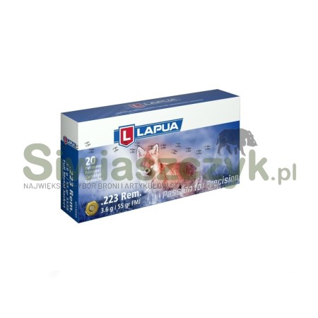 Amunicja LAPUA 223Rem FMJ 3,6g (55gr)-101507