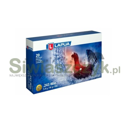 Amunicja LAPUA 243Win FMJBT 5,8g(90gr)-102536