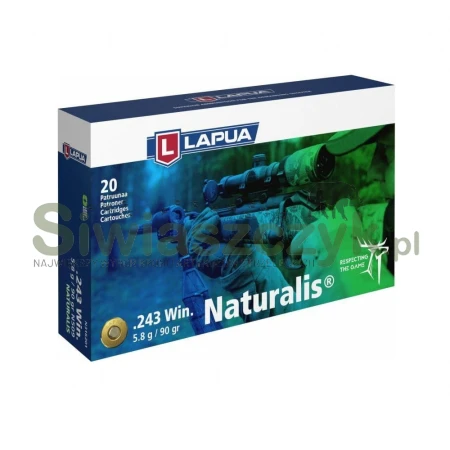 Amunicja LAPUA 243Win Naturalis 5,8g(90gr)-102534