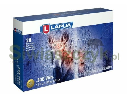 Amunicja LAPUA 308WIN Mega 12,0g(185gr)-102651