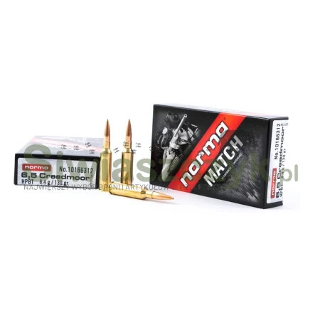 Amunicja NORMA  6,5 Creedmoor HPBT 8,4g (130gr)-102016