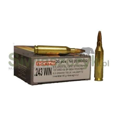 Amunicja NORMA 243Win.SP 6,5g  (100gr)-102024