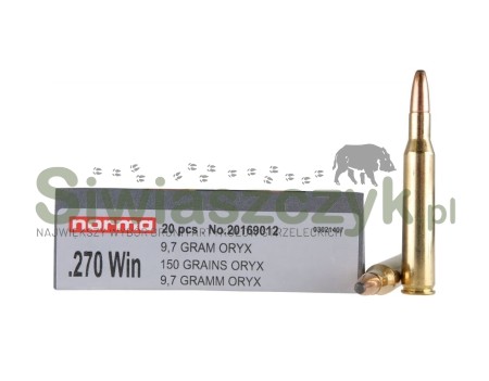 Amunicja NORMA 270 Win. Oryx 9,7g (150gr)-102025