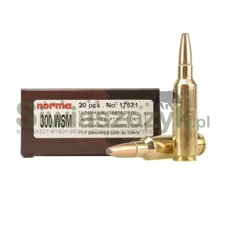 Amunicja NORMA 300 WSM Oryx 11,7g  (180gr)-102029