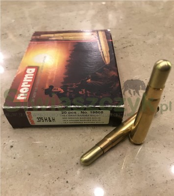 Amunicja NORMA 375 H&H Barnes Solid 19,4g(300gr)-102685