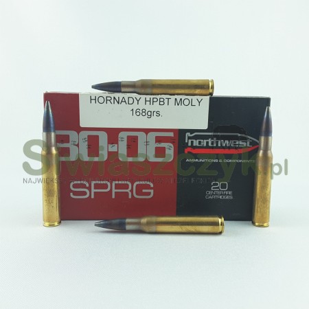 Amunicja Northwest 30-06 Hornady HPBT-MOLY 10,9g(168gr)-104056