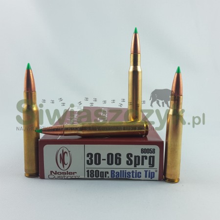 Amunicja NOSLER 30-06 Ballistic Tip 11,7g(165gr)(60058) -103873