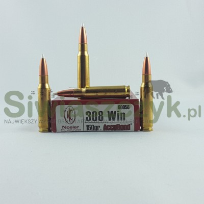Amunicja NOSLER 308Win AccuBond 9,7g(150gr) (60056) -103870