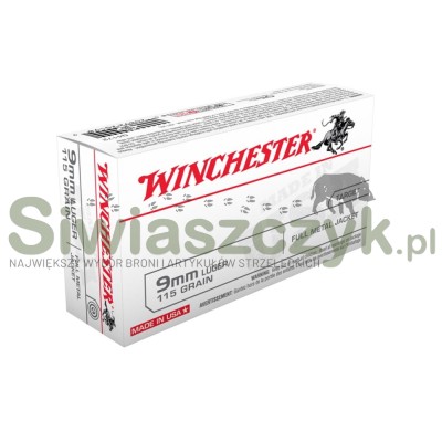 Amunicja WINCHESTER 9x19 FMJ 7,5g (115gr)-101083
