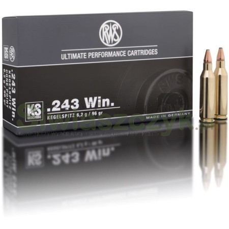 Amunicja RWS .243 Win. KS 6,2 g (96gr)-101913