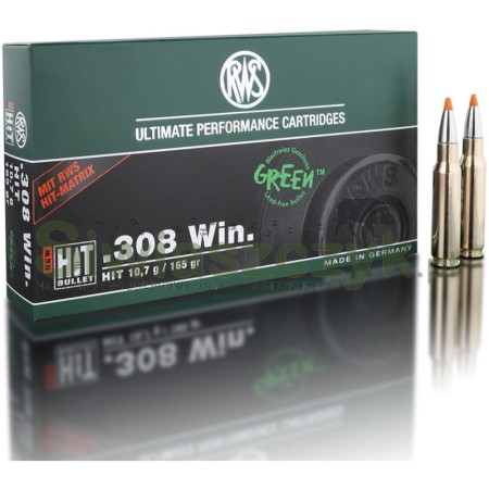 Amunicja RWS .308 Win. HIT 10,7 g (165gr)-101939