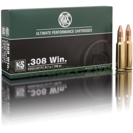 Amunicja RWS .308 Win. KS 9,7 g (150gr)-101940