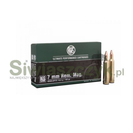 Amunicja RWS 7 mm Rem.Mag.  KS 10,5 g (162gr)-101956