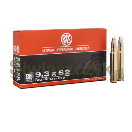 Amunicja RWS 9,3x62 EVO 18,8g(291gr)-104040