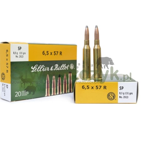 Amunicja S&B 6,5x57R SP 8,5g(131gr)-102706
