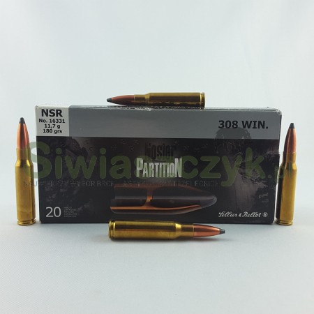 Amunicja S&B 308Win Nosler 11,7g(180gr)-104020