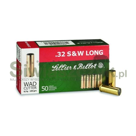 Amunicja S&B 32S&W long WC 6,5g(100gr)-102652