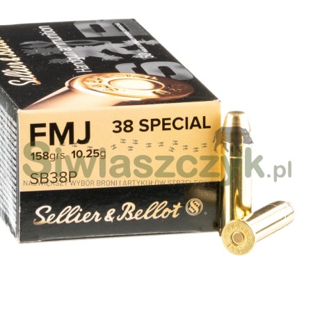 Amunicja S&B 38 Special FMJ 10,25g (158gr)-102838