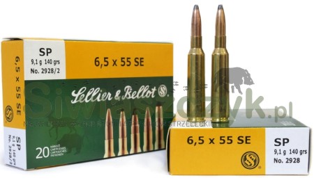 Amunicja S&B 6,5x55SE SP 9,1g(140gr)-102306